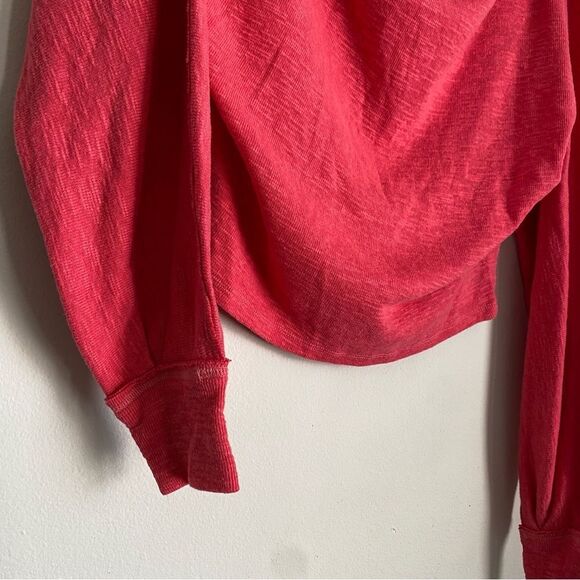 WE THE FREE coral boat neck sweater - Picture 2 of 5